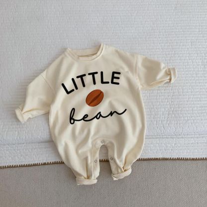 LITTLE BEAN Baby Toddler Beige Romper - Beige - 2-3T - image 1
