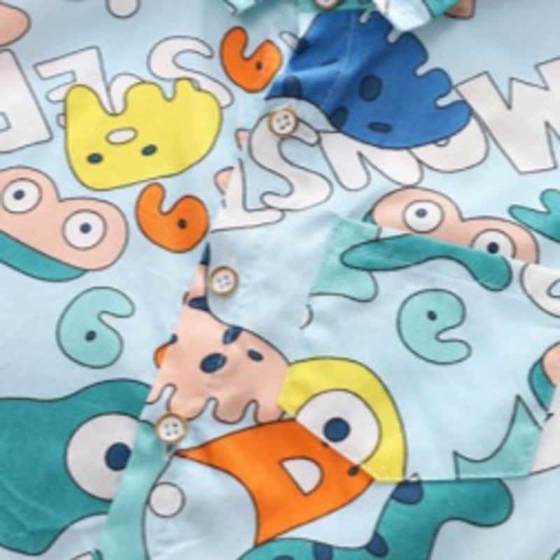 HAPPY Toddler Dino Print Shirt and Pants 2-piece Set - image 6