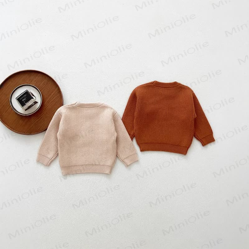 Baby Ghost Applique Knit Sweater - image 2