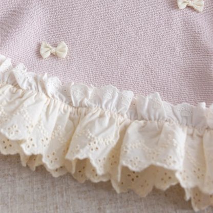 Baby Toddler Girl Pink Blush Lace Top and Pants 2-piece Set - image 5