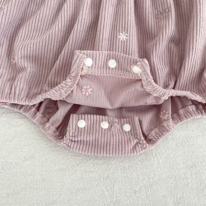 Baby Girl Corduroy Peter Pan Collar Dress and Bodysuit - image 14