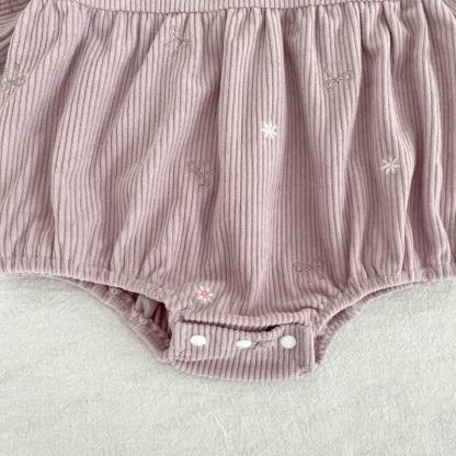 Baby Girl Corduroy Peter Pan Collar Dress and Bodysuit - image 13