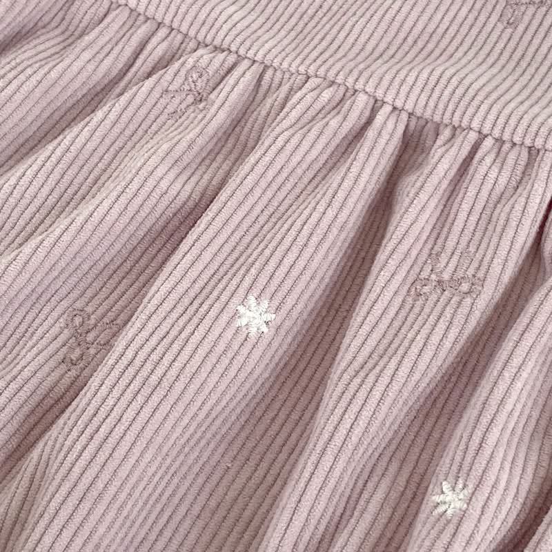 Baby Girl Corduroy Peter Pan Collar Dress and Bodysuit - image 12