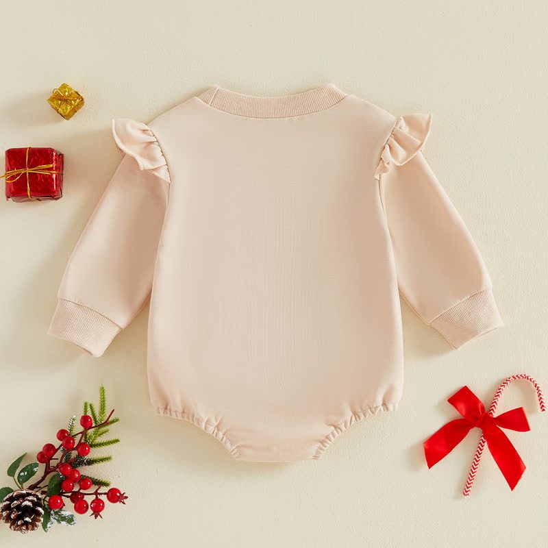 Baby Gingerbread Ruffle Bodysuit - image 2