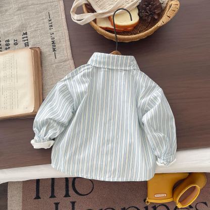 Baby Toddler Boy Plant Applique Pocket Shirt - image 5