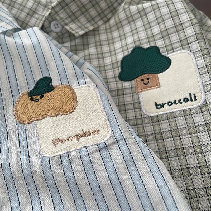 Baby Toddler Boy Plant Applique Pocket Shirt - image 9