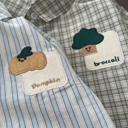 Baby Toddler Boy Plant Applique Pocket Shirt - image 9