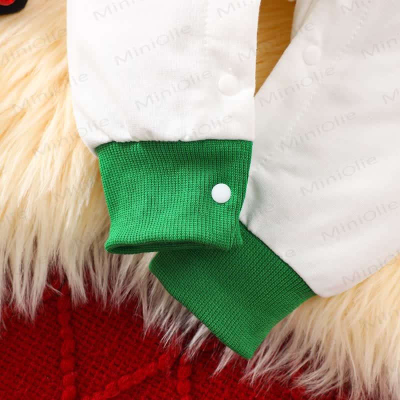 Baby Christmas Tree Long Sleeve Romper - image 8