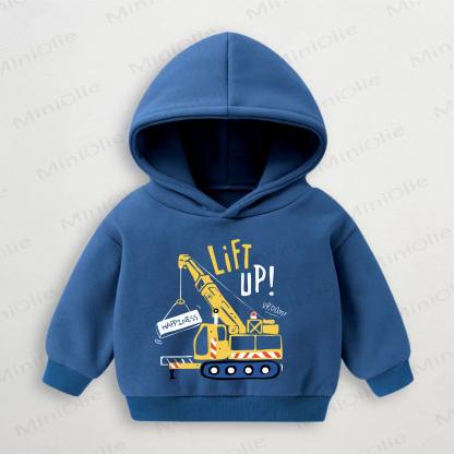LIFT UP! Baby Toddler Blue Hoodie - Blue - 3-5T - image 1