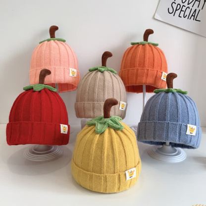 Baby Pumpkin Lovely Knitted Beanie - image 1