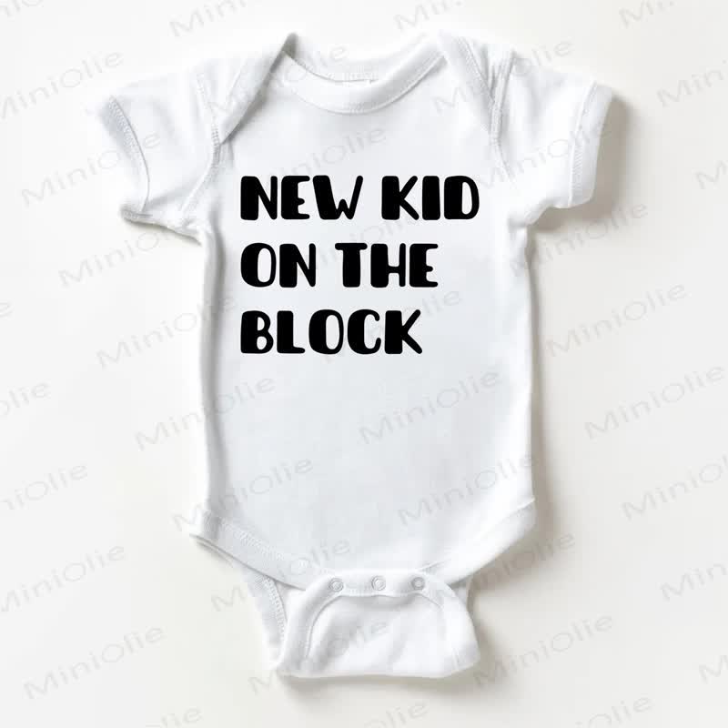 NEW KID ON THE BLOCK Baby White Bodysuit - White - 18-24M - image 1