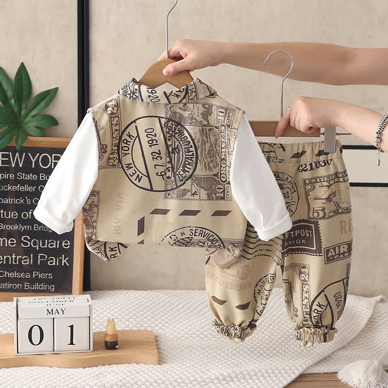 Baby Toddler Airmail Stamp Print 3-piece Set - image 4