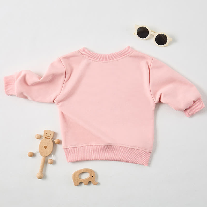 I AM MAGICAL Baby Girl Unicorn Pink Sweatshirt - image 2