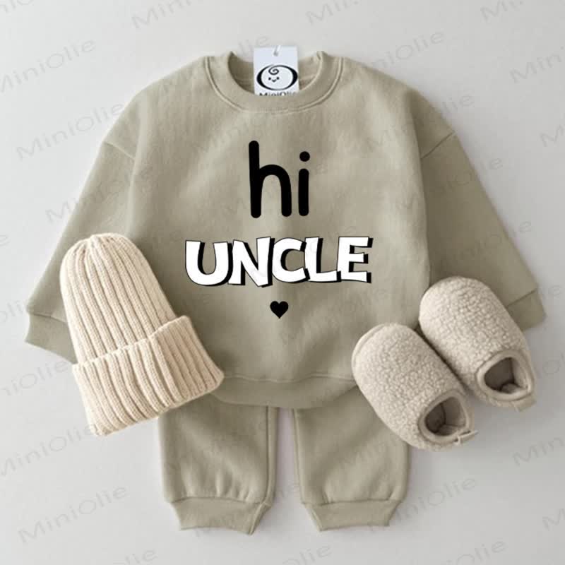 HI UNCLE Baby 2-piece Grey Green Set - Grey Green - 2-3T - image 1