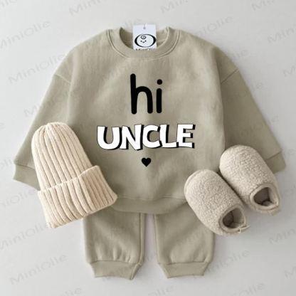 HI UNCLE Baby 2-piece Grey Green Set - Grey Green - 2-3T - image 1