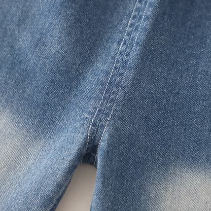 Toddler Baby Girl Tulle Heart Sweatshirt and Denim Pants 2-piece Set - image 12