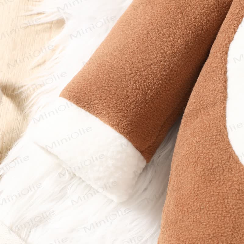 Baby Christmas Reindeer Hooded Romper - image 4