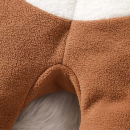 Baby Christmas Reindeer Hooded Romper - image 6