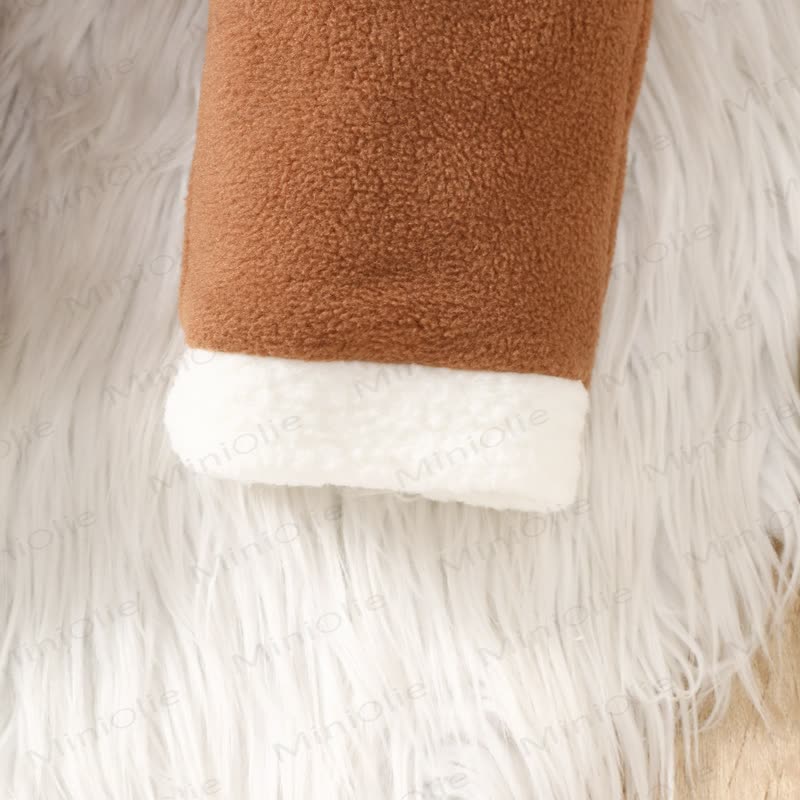 Baby Christmas Reindeer Hooded Romper - image 7