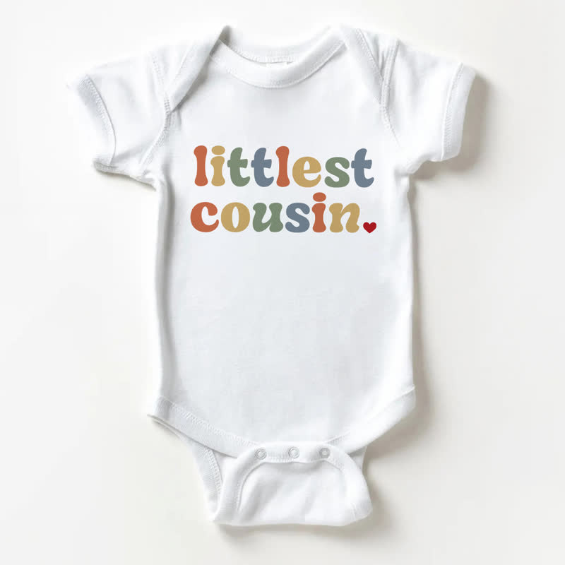 LITTLEST COUSIN Baby White Bodysuit - White - 18-24M - image 1