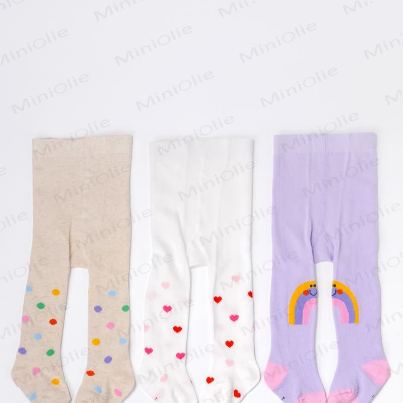 3-Pack Baby Mixed Print Footed Leggings - image 9
