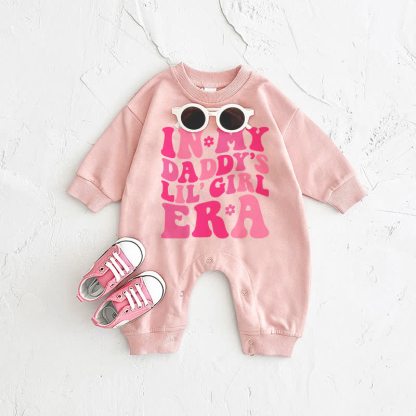 IN MY DADDY'S LIL' GIRL ERA Baby Pink Romper - Pink - 2-3T - image 1