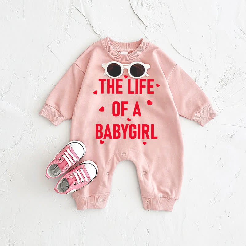 THE LIFE OF A BABYGIRL Baby Pink Romper - Pink - 2-3T - image 1