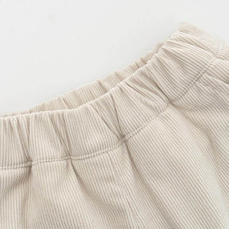 Toddler Baby Star Patch Fleece Corduroy Pants - image 2