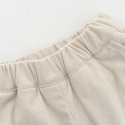 Toddler Baby Star Patch Fleece Corduroy Pants - image 2