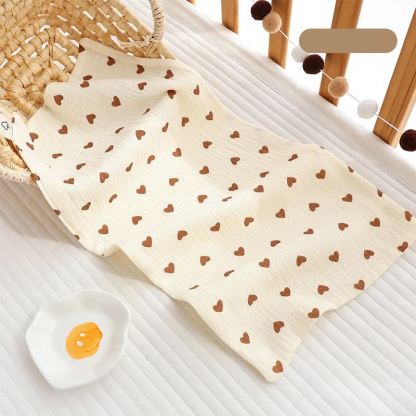 Baby Breathable Feeding Burp Cloth - Heart - image 4