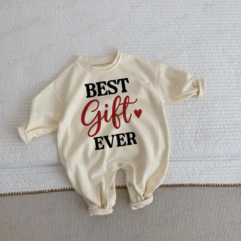 BEST GIFT EVER Baby Toddler Beige Romper - Beige - 2-3T - image 1