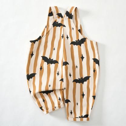 Baby Toddler Bat Striped Overalls - image 3