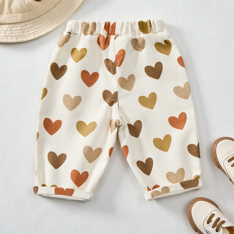 Baby Toddler Heart Cord Pants - image 2