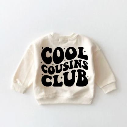 COOL COUSINS CLUB Baby Toddler Smiley Face Print Cream Sweatshirt - image 3