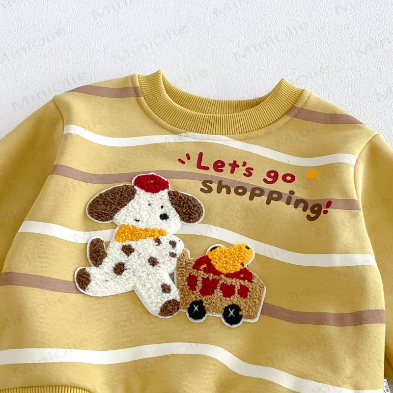 Baby Toddler Boy Cartoon Fleece Sweatshirt - image 10
