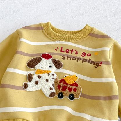 Baby Toddler Boy Cartoon Fleece Sweatshirt - image 10