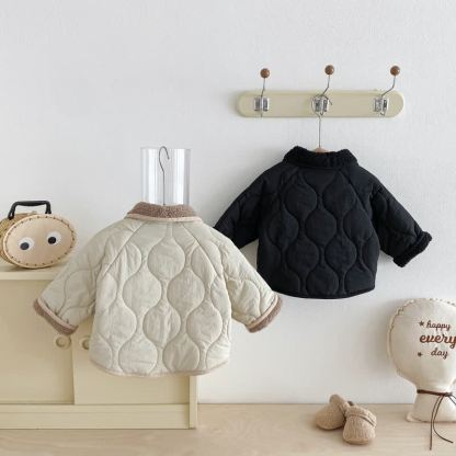 Toddler Sherpa Collar Quilted Jacket - image 5