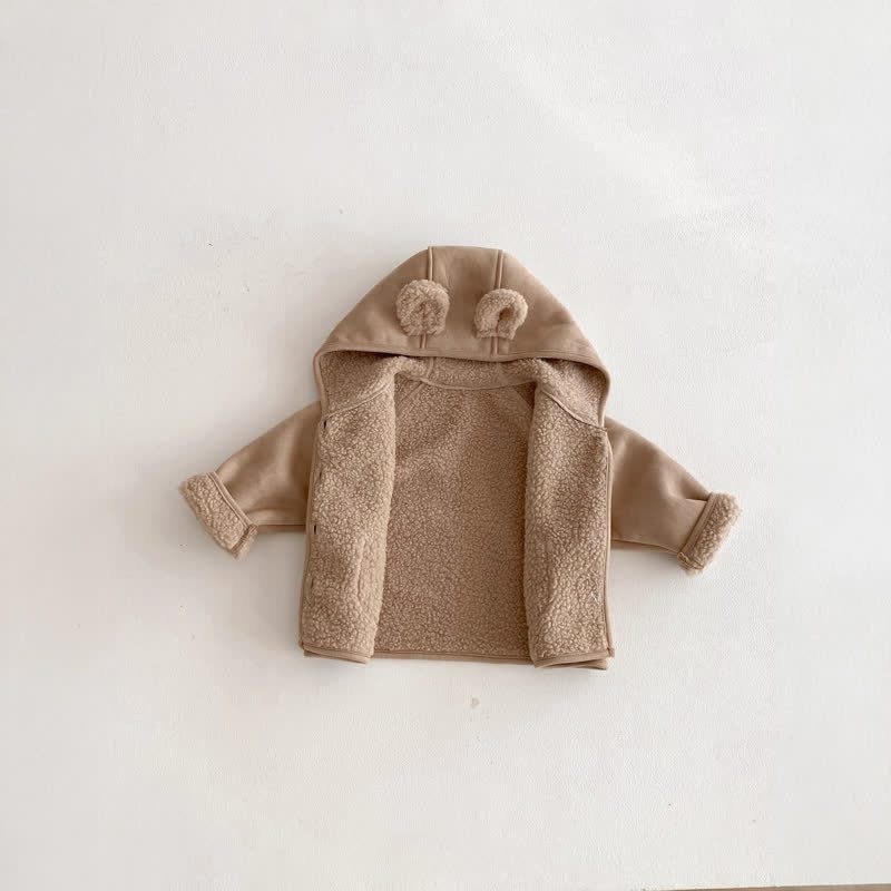 Baby Toddler Bear Ear Hooded Outerwear - image 4