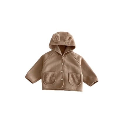 Baby Toddler Bear Ear Hooded Outerwear - image 5