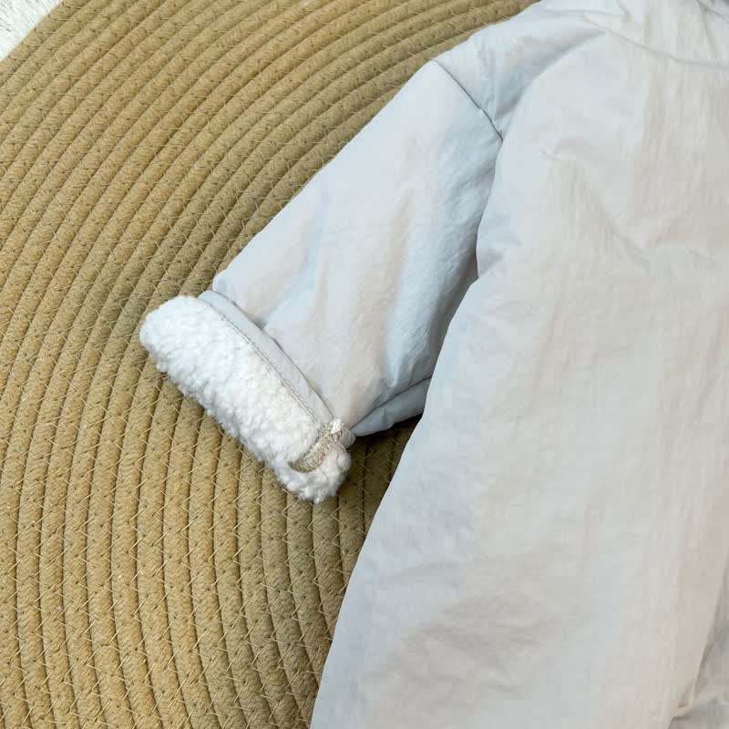 Baby Sherpa Hoode Romper - image 4