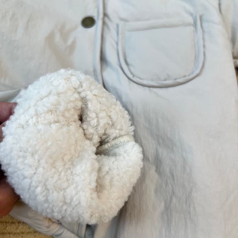 Baby Sherpa Hoode Romper - image 6