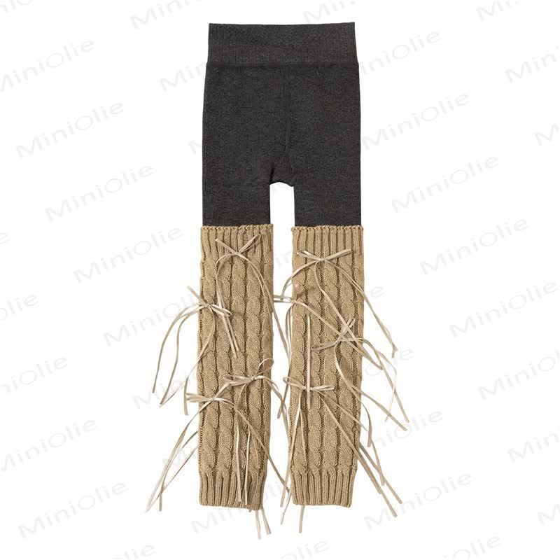 Toddler Bow Thermal Leggings - image 10
