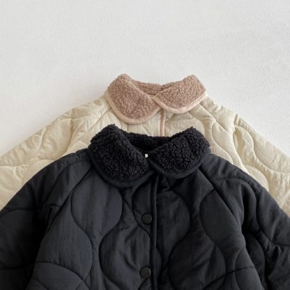 Toddler Sherpa Collar Quilted Jacket - image 8
