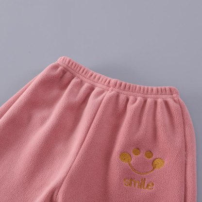 SMILE Toddler Cozy Fleece Zip Jacket and Pants Set - image 13