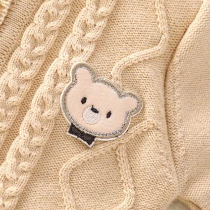 Baby Bear Cable Knit Cardigan and Pants 2-piece Set - image 6