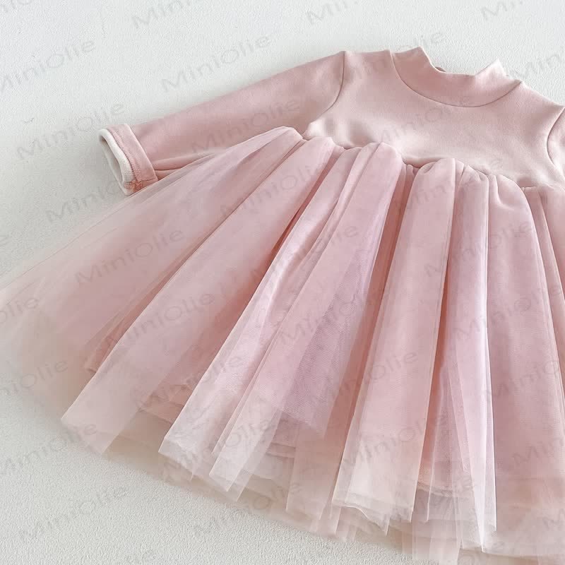 Baby Toddler Long Sleeve Tulle Dress - image 6