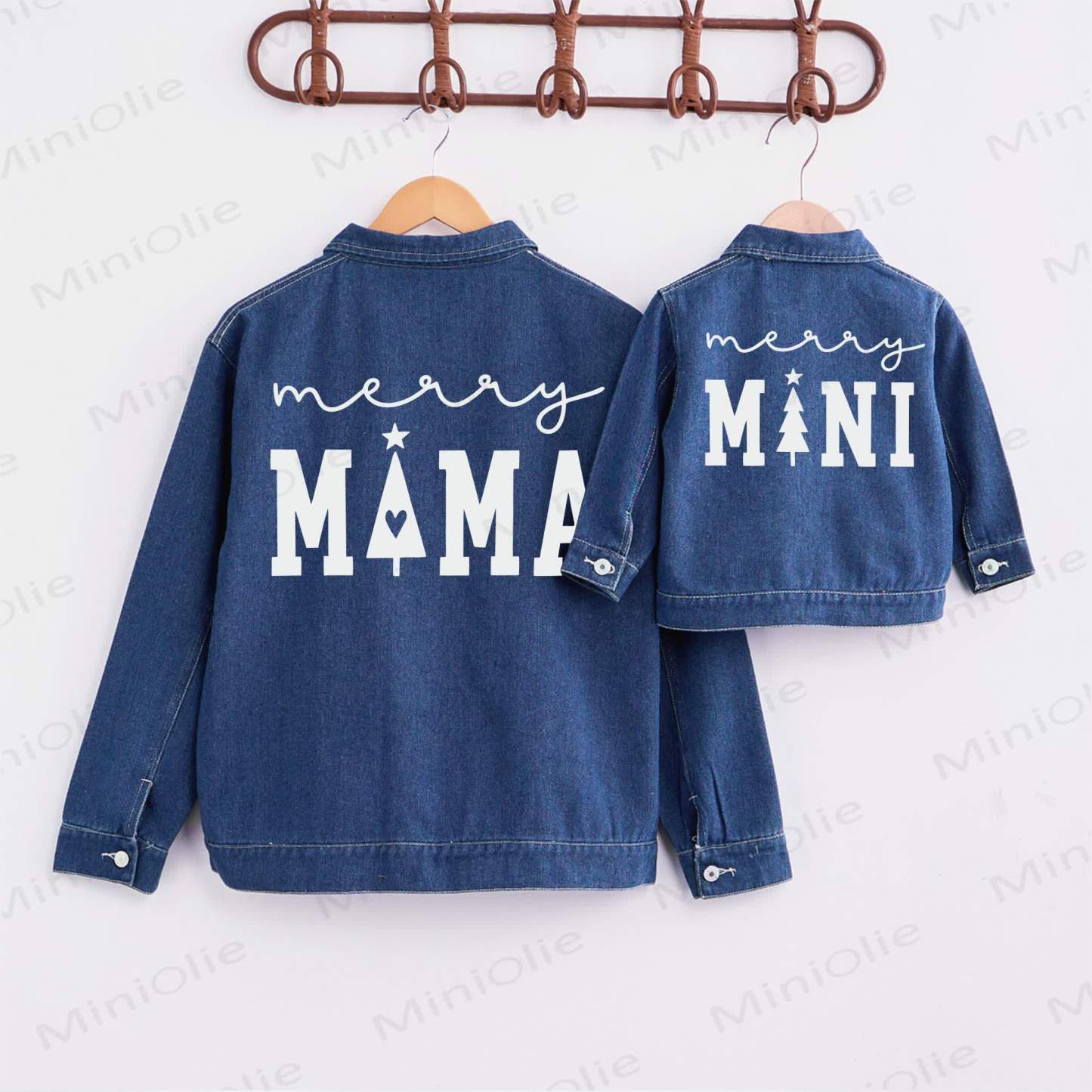 MAMA/MINI Family Denim Jacket - image 2