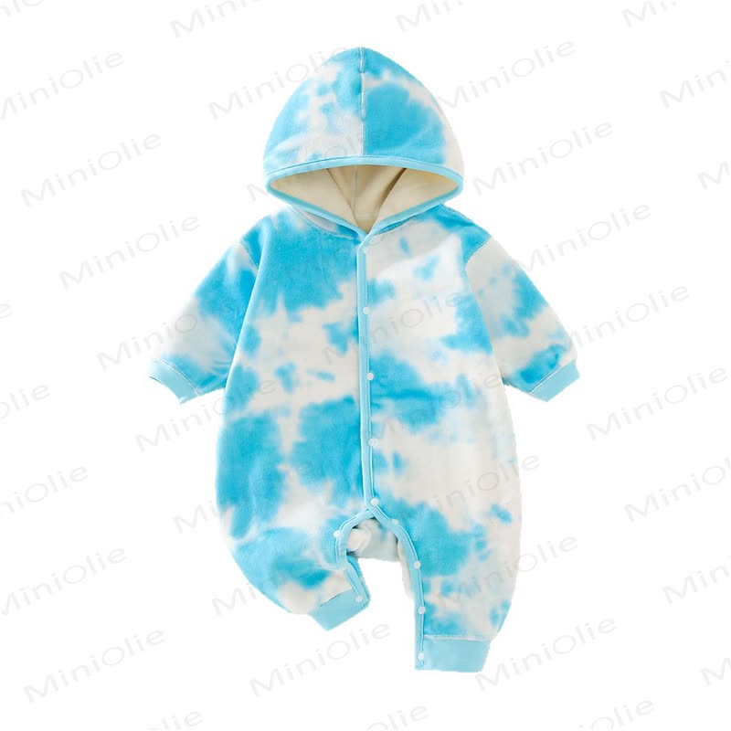 Baby Cozy Hooded Romper - image 7