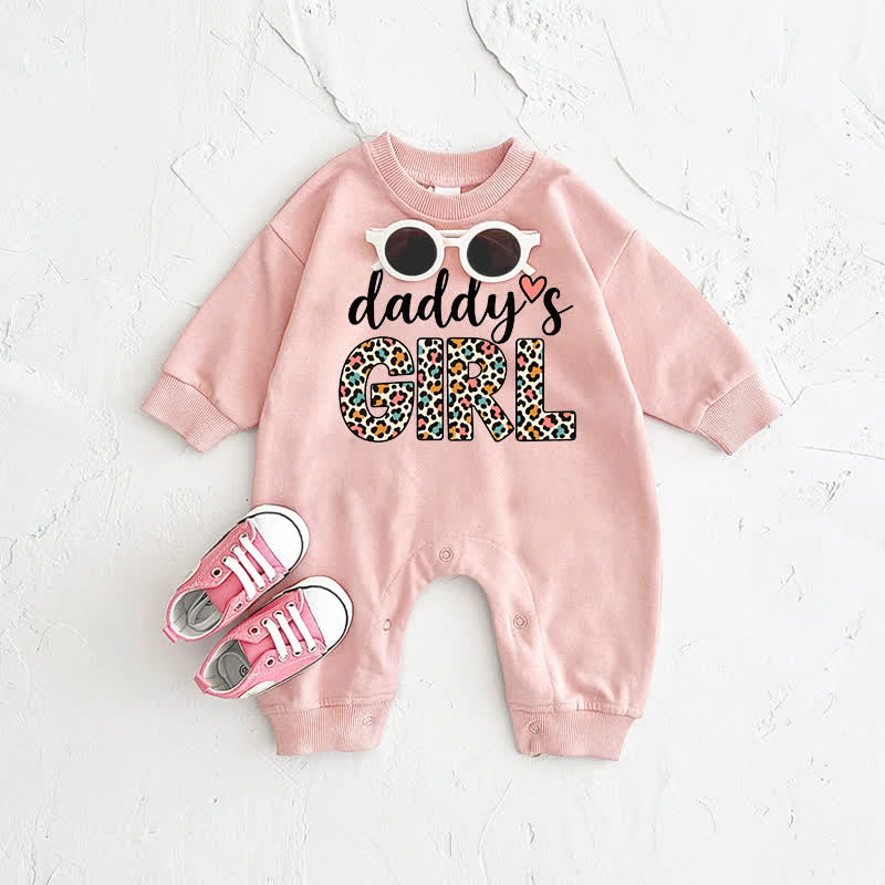 DADDY'S GIRL Baby Pink Romper - Pink - 2-3T - image 1