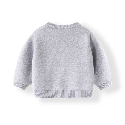 NEW FRIEND Baby Bear Patch Fleece Cardigan and Pants 2-piece Set - image 4